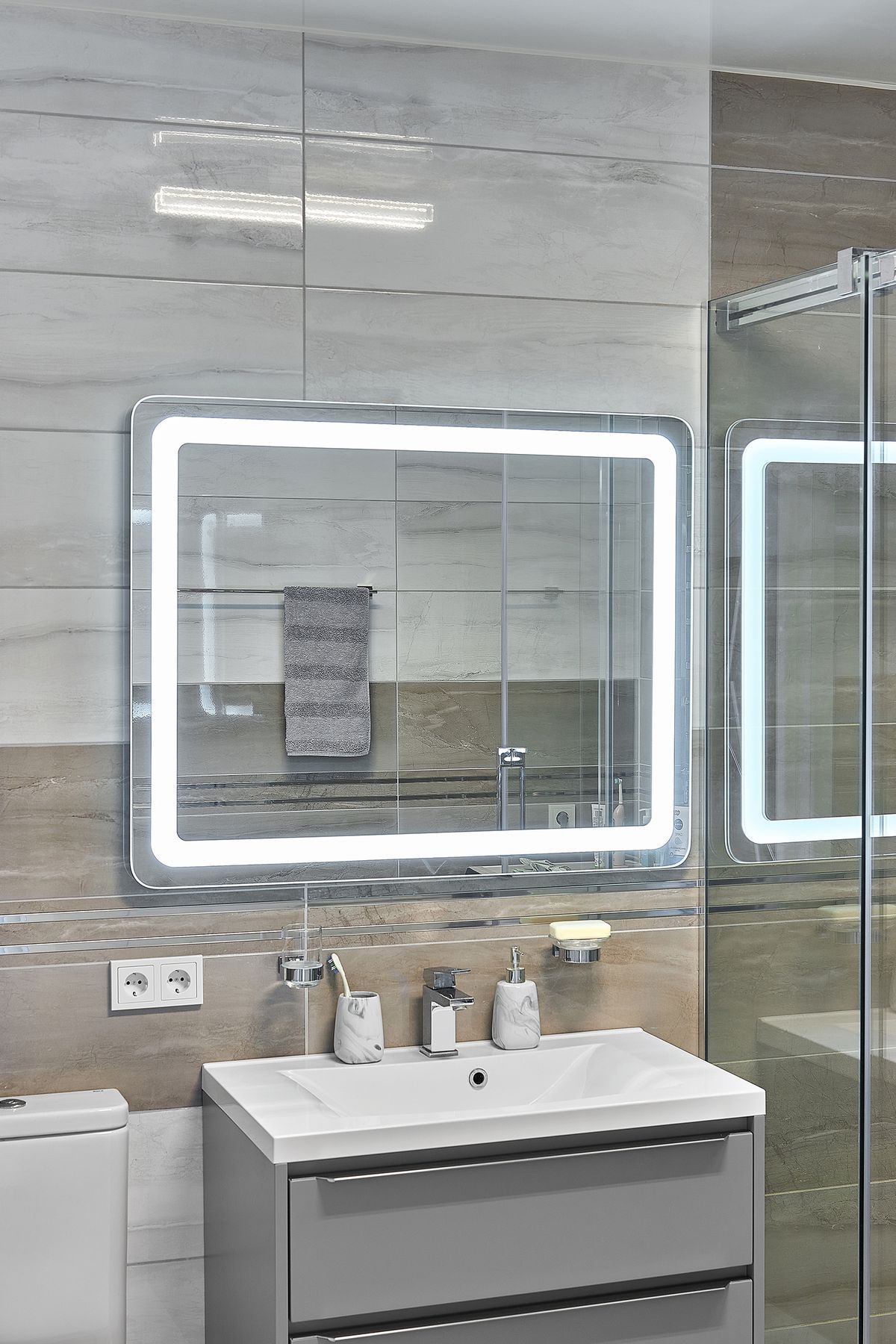 Jillnailオーダーページ LED зеркало 600×800 купить – зеркало с подсветкой в ​​ванную, цена