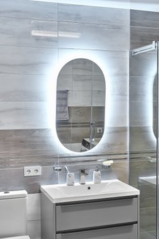 Дзеркало з LED підсвіткою 500х900мм. у ванну кімнату прямокутне MR-7 Global Glass