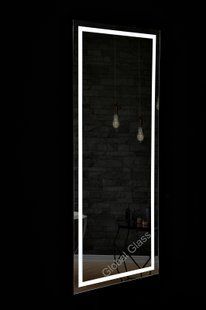 Зеркало с LED подсветкой  1800х700мм. в ванную комнату прямоугольное MR-19 Global Glass